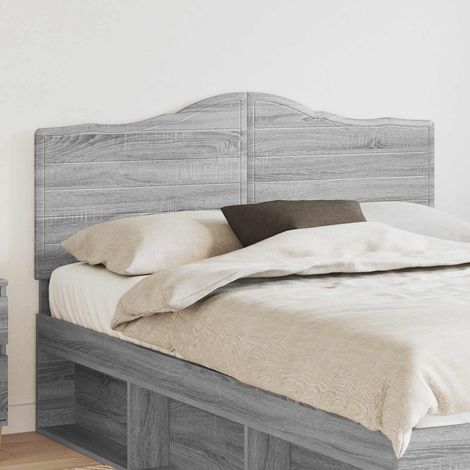 vidaXL Cabecero Gris Sonoma Madera de ingeniería (1/5)