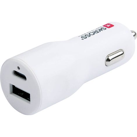 Skross Car Charger 20 W PD Portata massima corrente=3.00 A 12 V a 5 V, 12/24 V, 24 V a 5 V