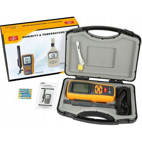 Higrómetro medidor de temperatura y humedad del aire (1/5)