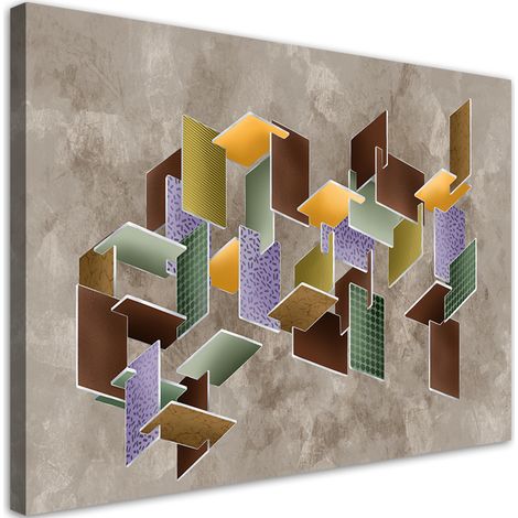 Tableau sur toile Puzzle 3D 90x60 (1/5)