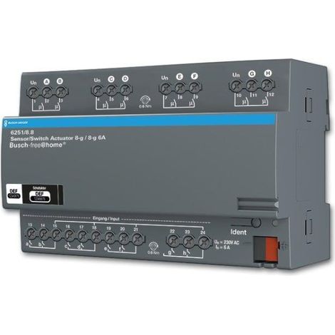 Abb Busch-Jaeger 6251/8.8 Interruttore bianco 8 canali