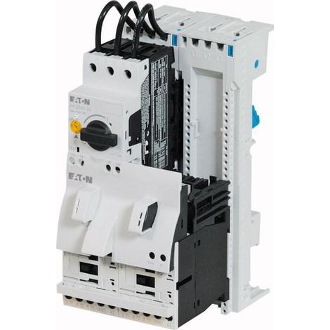 Démarreur-inverseur 3p 0.75kW/400V/AC3 100kA +adaptateur pour jeux de barres 000103002 EATON MSC-R-2,5-M7(24VDC)/BBA
