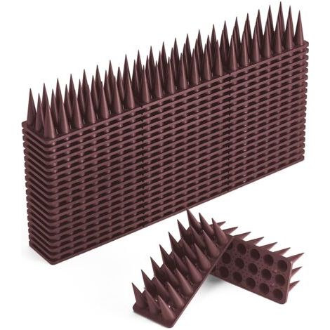 5.4 Mètres Pic Anti Pigeon Plastique, 12 Pièces Répulsif Piege, Anti Oiseaux pour Chats Moineaux, pour Balcon Fenêtre, Respectueux des Animaux Pique (1/5)