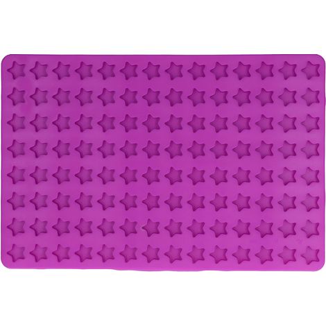 Moules en silicone 112 empreintes étoile pour biscuits chocolat DIY (1/5)