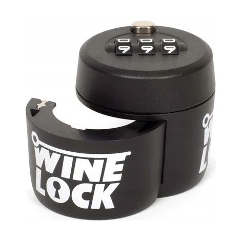 Cadenas pour bouteille de vin avec protection par code (1/4)