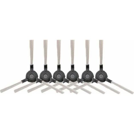 6 Pièces Brosses Latérales Robot Aspirateur Nettoyant Pièces pour Amibot Pure, Pulse et Prime,AMIBOT Prime H2O,AMIBOT Pure H2O,INHHUB