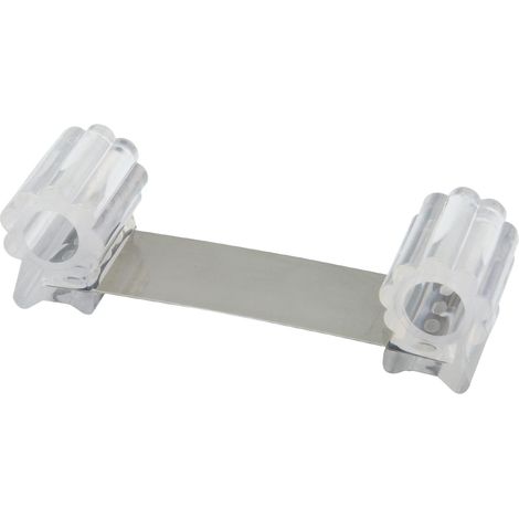 Tope Sujeta Puerta Goma Transparente 13 cm.