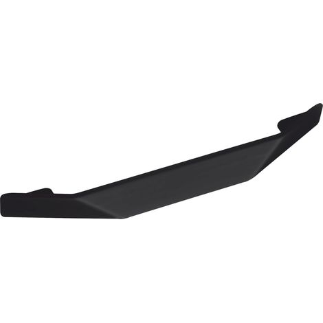 Citterio Griff Finn LA 160mm - Designer Möbelgriff Breite 215mm - Griff für Möbel, Zinkdruckguss schwarz matt (1/4)