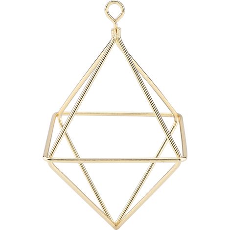 Geometric Air Pants Holder Fashionable Flowers Bromeliads Hanging Rack Home Decor Gold