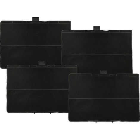 vhbw 4x Filtro a carboni attivi sostituisce Europart 10041403 per cappe aspiranti - 31,5 x 21,5 x 2,3 cm