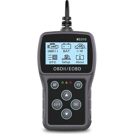 Escáner OBD2 Bluetooth, herramienta de diagnóstico 3 en 1, actualización Bluetooth para AD310/MS309/MS310/BD310, lector de códigos de error, limpiador de códigos, comprobador de batería, escáner OBDII (1/4)
