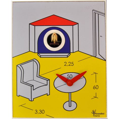 Orologio a Cucù da Parete 16,5x20x10cm Pirondini Italia D'Apres Archi (1/5)