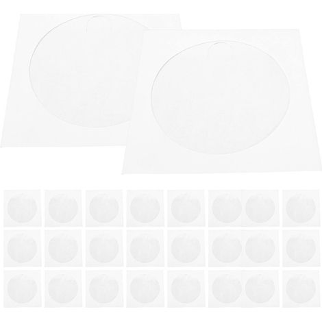 100 pochettes en papier pour CD et DVD, pochettes de rangement pour CD (1/5)