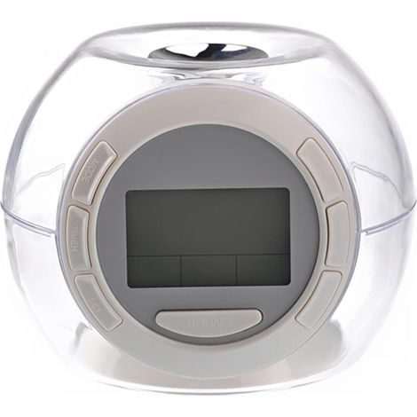 Horloge Lumineuse Numérique Réveil avec Sons Nature et Contrôle (1/2)