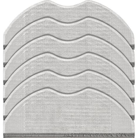 serpillières Accessoires pour Xiaomi S40C E101 / H40 OV51 Rechange aspirateur Robot,serpillières en Microfibre,Lavable et réutilisable -6Pièces (1/5)