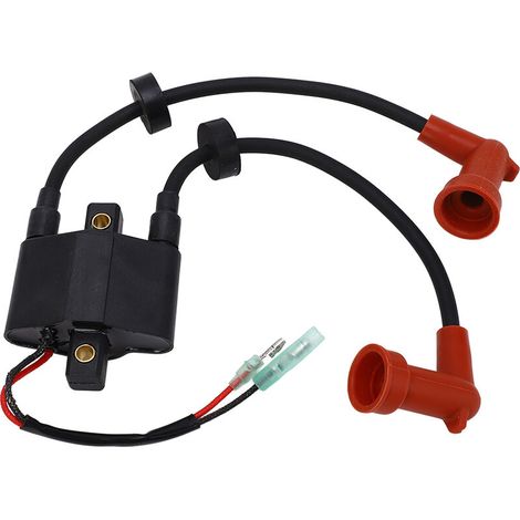 Jeffergarden Bobine d'allumage hors-bord résistante aux vibrations, adaptée au moteur hors-bord 9.9D 15D 2 temps-DOU