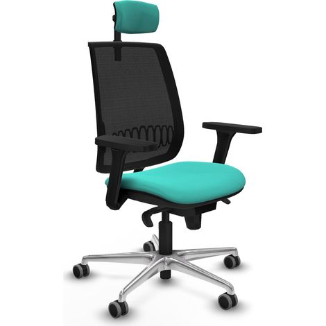 Silla de oficina piqueras y crespo Alares negro reposacabezas ajustable (1/2)