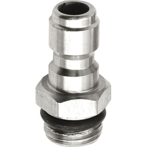 Connecteur à Dégagement Rapide 1/4', 14 mm Mâle à 1/4 Pouce Rapide Dégagement Adaptateur Pulvérisateur de Savon pour Laveuse à Pression, Lance en Mousse de Neige Coupleur en Acier Inoxydable (1/5)