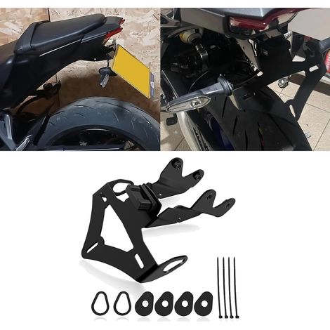 Pour MT-09 SP MT09 MT09 SP MT09 2024 2025 2026 Accessoires Moto Garde-boue arrière Support de plaque d'immatriculation Support pour plaque d'immatriculation (1/5)