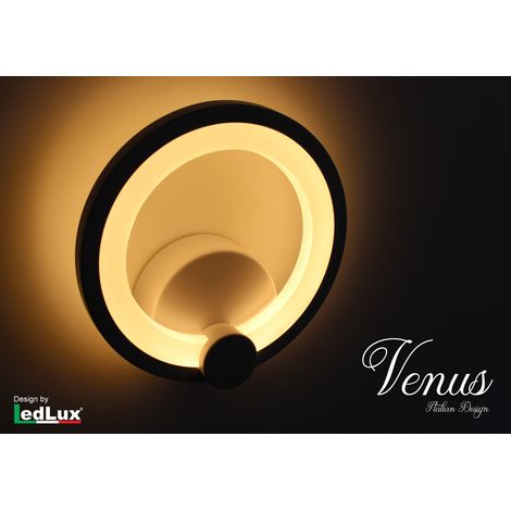 Applique Led Da Parete Modello Venus Italian Design Moderna 10W Bianco Caldo (1/3)