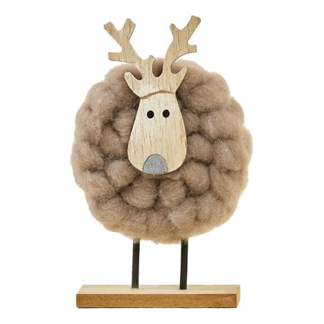 Décorations de Noël en feutrine : rennes et élans, sapin de Noël, échantillons de mini-ornements en feutrine, décorations de bureau (1/4)