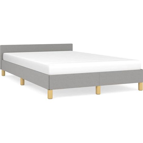 Maison Exclusive - Giroletto senza Materasso Grigio Chiaro 120x200 cm Tessuto (1/5)