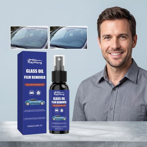 Glasölfilmentferner, Autoscheibenreiniger, Fleckenentferner, Wasserfleckenentferner und Regenschutzreiniger – Standardgröße -- DE (1/5)