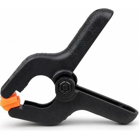 Pince à ressort en nylon noir antidérapante 2 pouces multifonction (1/5)