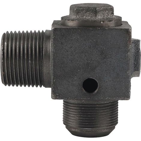 Clapet anti-retour unidirectionnel en fonte, coude de 10 mm, pour compresseur d'air (pièces détachées). (1/4)