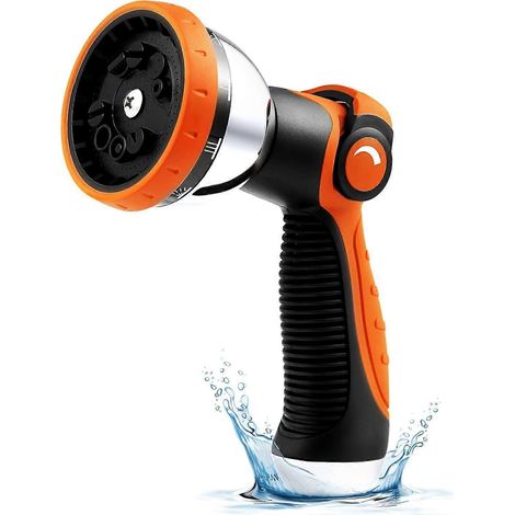 2025 Newest Garden Hose Sprayer Nozzle - Heavy Duty Hose Nozzle with 10 (1/5)