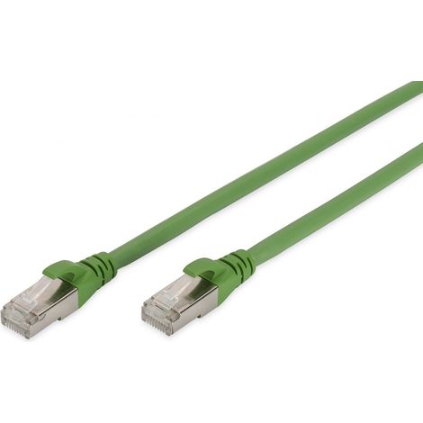DIGITUS CAT 6A SFTP Patchkabel, PUR TPU, 1m, grün