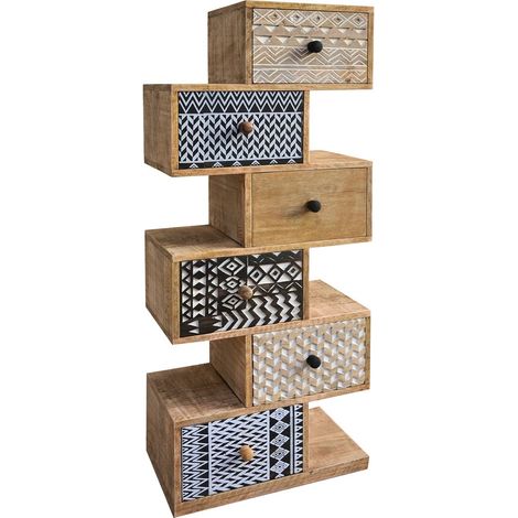 Signes Grimalt Mobili comodi  Comodo con cassetti di mobili ausiliari marroni 121x30x50cm 28655 (1/5)