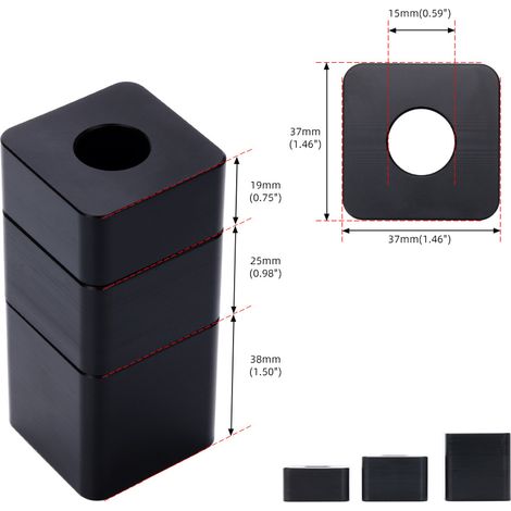 Car conversion parts: Seat booster cushion for Ford 3/4-2.25, one pack--DTEKGAZ (1/4)