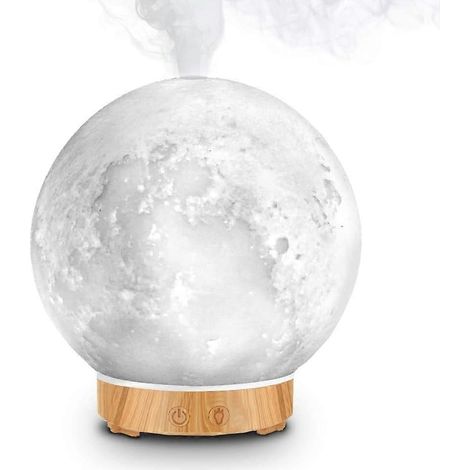 Diffuseur d'huiles essentielles - Diffuseur d'aromathérapie, lampe de bureau LED avec fonction d'humidification à brume fraîche. (1/5)
