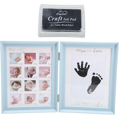 Cadre photo empreinte de pied de bébé BESPORTBLE pour (1/5)