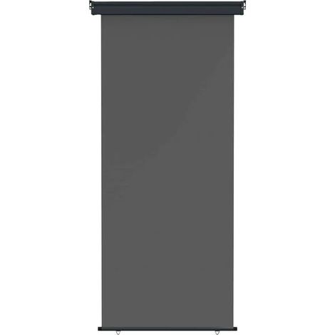 Store latéral de balcon 60 x 250 cm 100% polyester fer acier - Store extérieur balcon terrasse jardin protection UV (1/5)