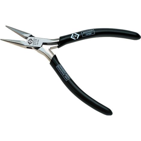 Pince à becs demi-ronds 120 mm Mâchoires lisses (1/2)