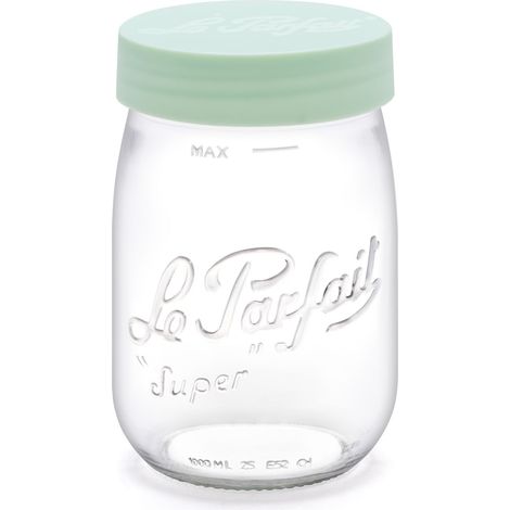 Bocal Le Parfait Color Vis 1l Vert Stockage Hermétique Le Parfait Coloré - Le Parfait (1/2)
