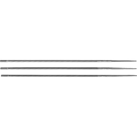Jardiaffaires – Lot de 3 limes rondes 4mm pour chaîne de tronçonneuse – Affûtage précis pour chaînes 3/8LP et 1/4 – Fabrication européenne qualité supérieure