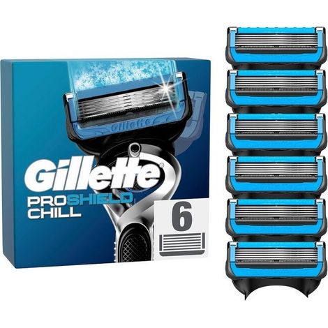 Gillette ProShield Chill Systemklingen 6er