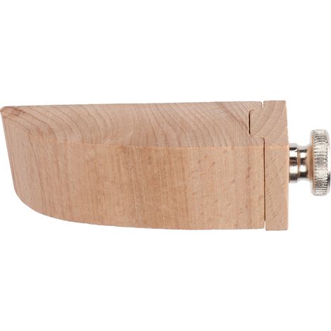 Bloc de Ponçage en Bois de Hêtre avec Poignée en Cuir, Accessoire pour Ponçage Manuel et Finition du Bois (1/5)