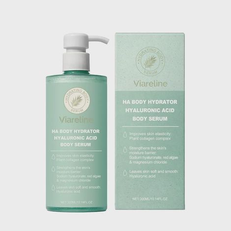 Lotion corporelle à l'acide hyaluronique, texture légère et fraîche, soin hydratant quotidien pour une peau douce (300ml) (1/5)