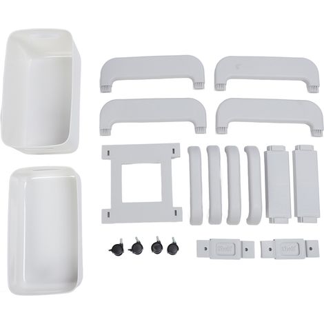 Chariot utilitaire roulant multifonctionnel à grande capacité avec tiroirs et deux niveaux, idéal pour la cuisine ou le bureau. (1/5)