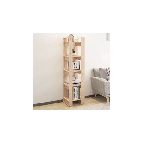 Bibliothèque-Séparateur de pièce 41x35x160 Pin massif (1/5)