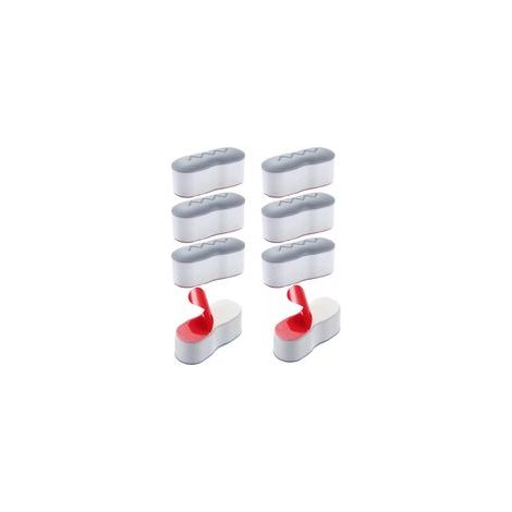 Tampons Abattant WC, 8 Pièces Patins Pare-chocs de Siège de Toilette Patins, universels de rechange pour siège de toilette, avec adhésif puissant, pour Maison Hôtel Restaurant