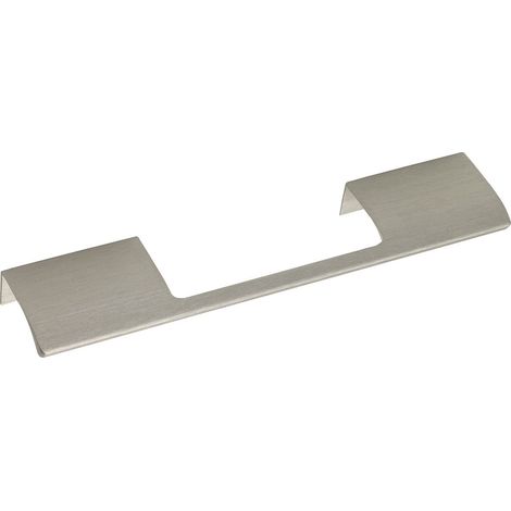 Barre de poignée Edege Urban LA 2 x 32 mm – Poignée profilée pour tiroirs – Largeur 200 mm, effet aluminium et acier inoxydable (1/5)