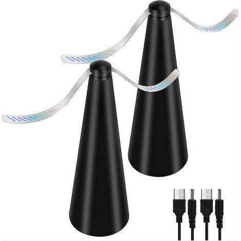 Anti-Fliegen-Ventilator, 2er-Set Mückenabwehrmittel ohne Chemikalien, um Fliegen und Insekten von Lebensmitteln fernzuhalten, für Camping, Esszimmer, Garten (1/5)