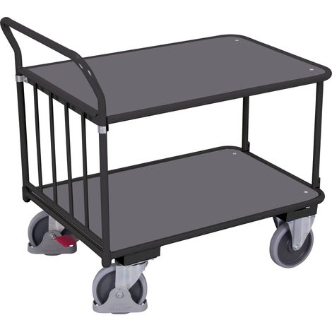 Cordes Schiebebügelwagen als Tischwagen RAL 7016 (1/4)