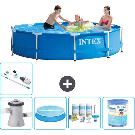 Intex Piscine Tubulaire Ronde - 305x76 cm - 6-pièces S31640 (1/4)