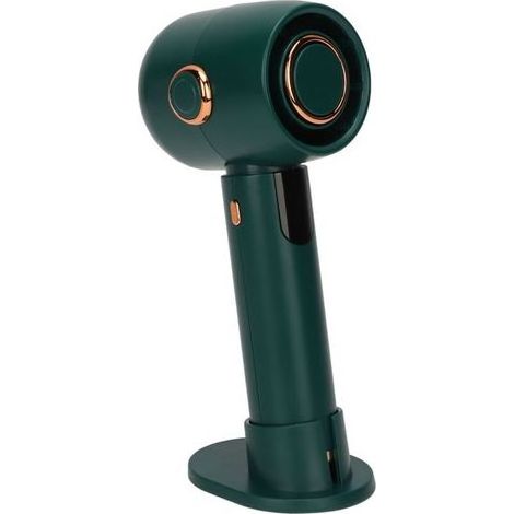 Silenzioso e portatile, ventilatore tascabile USB senza pale con display digitale: ideale per l'ufficio, ecologico. (1/4)